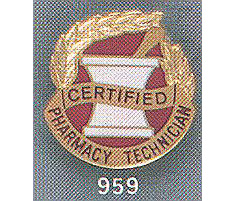 Certified Pharmacy Technician Pin | allheart.com