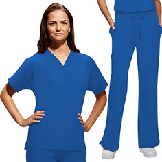 royal blue maternity scrubs: