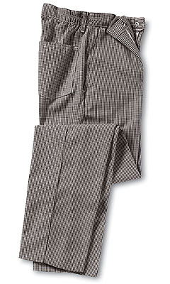 Chef Designs Unisex Zipper Fly Chef Pant