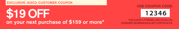 $19 Off $159 Purchase