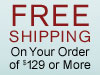 Free shipping over $129